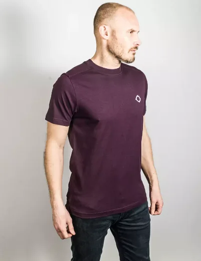 MA STRUM Short Sleeve Icon T-Shirt | Blackberry