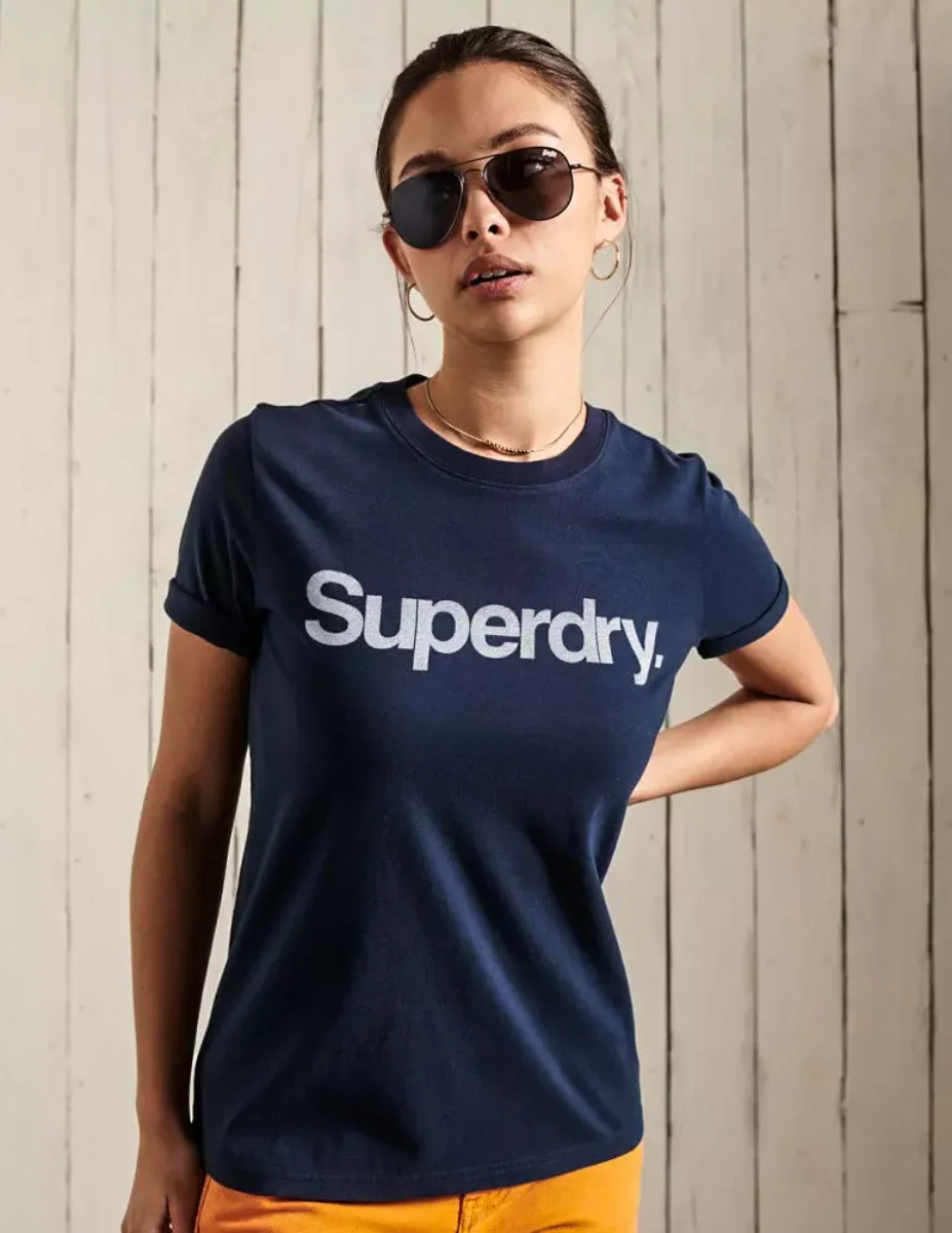 Superdry Original Vintage Core Logo T-Shirt | Nautical Navy