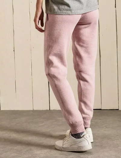 Superdry Womens Vintage Logo Embroidered Jogger | Soft Pink Marl