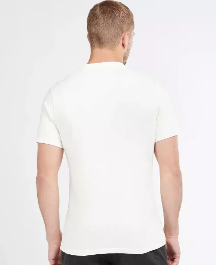 Barbour Intl Level Graphic Logo T-Shirt | Whisper White