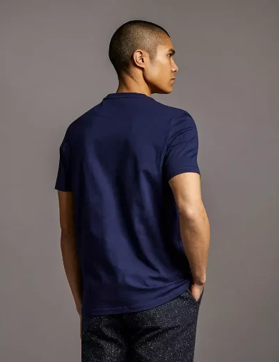 Lyle & Scott Organic Cotton Plain T-Shirt | Navy