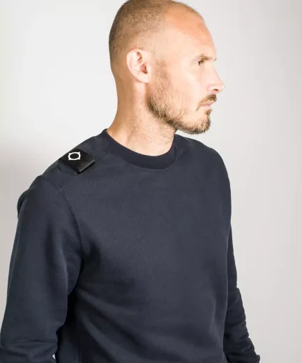 MA STRUM Core Crew Sweater | Navy