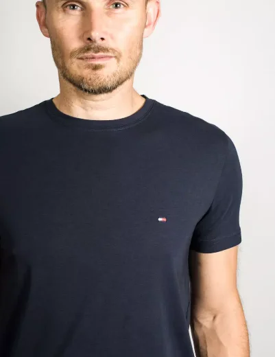 Tommy Hilfiger Stretch Slim Fit T-Shirt | Navy
