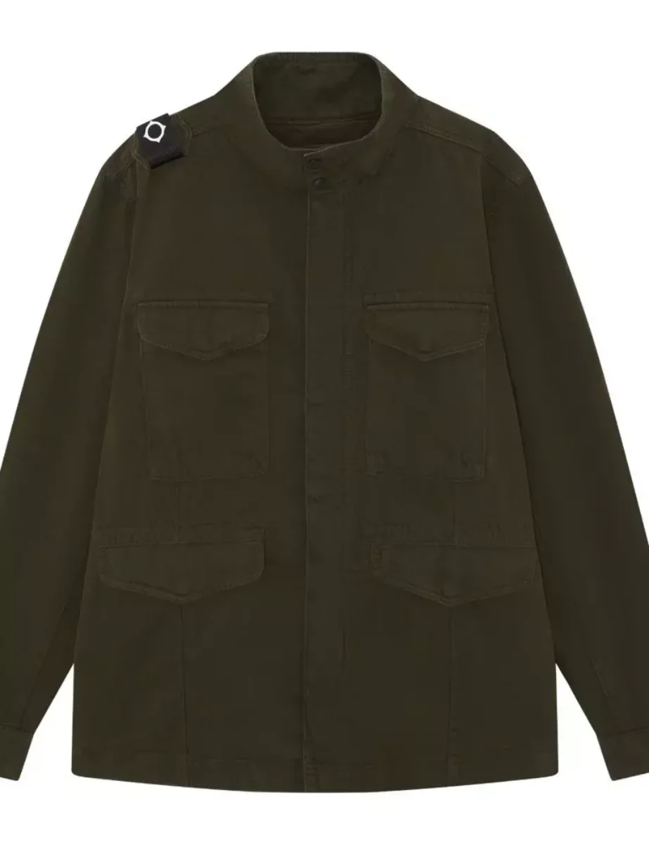 MA Strum Two Pocket Garment Dyed Field Jacket | Oil Slick