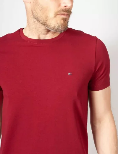 Tommy Hilfiger Stretch Slim Fit T-Shirt | Rouge