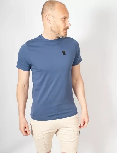 Luke Mainline Pima Shiny Lion T-Shirt | Force Blue