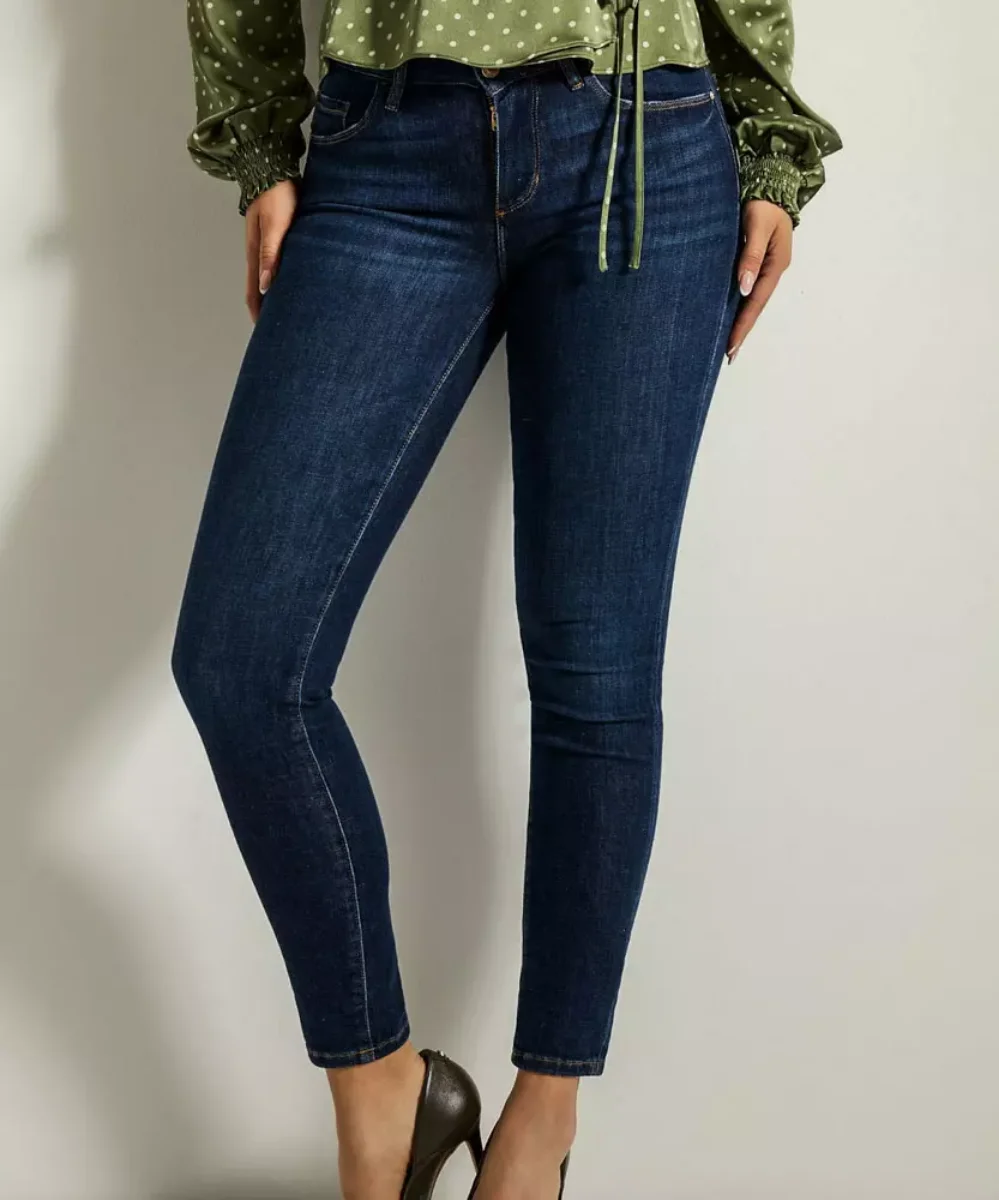Guess Womens Anette Skinny Fit Jean | Dark Blue