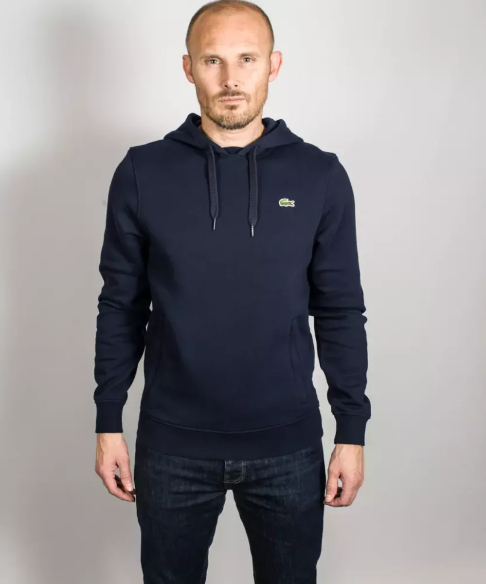 Lacoste Sport Men's Hooded Sweatshirt | Navy