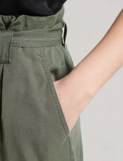Superdry Women's Vintage Paper Bag Short | Thyme