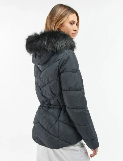 Babrour Intl Womens Julio Quilted Jacket | Black