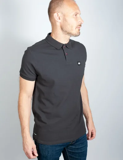 Weekend Offender Caneiros Polo Shirt | Anthracite
