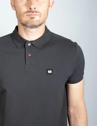 Weekend Offender Caneiros Polo Shirt | Anthracite
