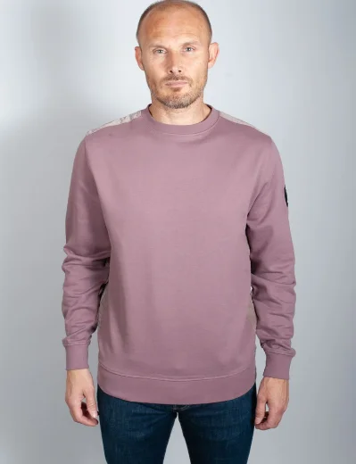 Weekend Offender F BOMB Crew Neck Sweater | Dusty Rose