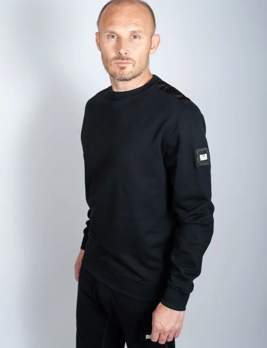 Weekend Offender F BOMB Crew Neck Sweater | Black