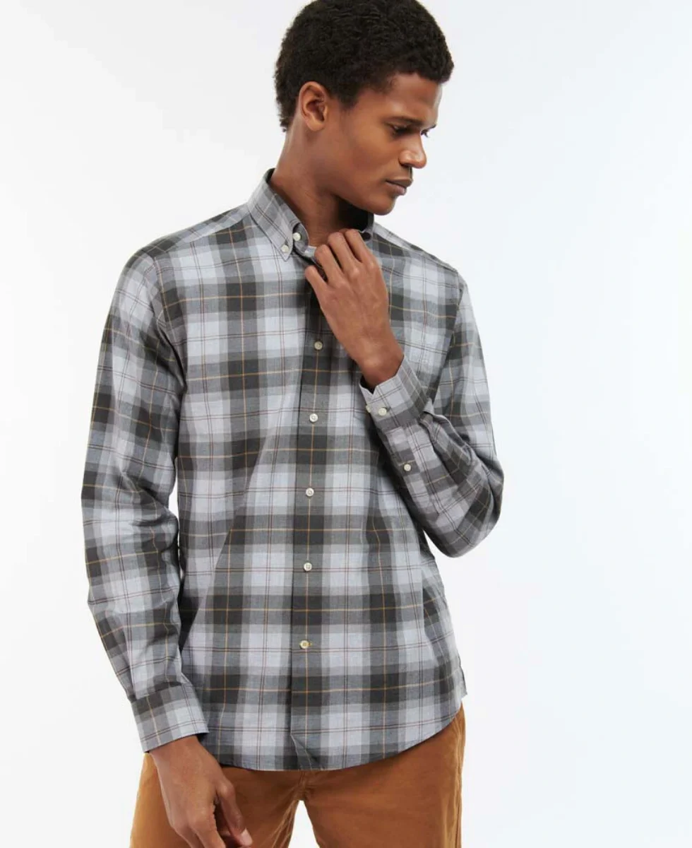 Barbour Wetheram Tailored Fit Shirt | Greystone