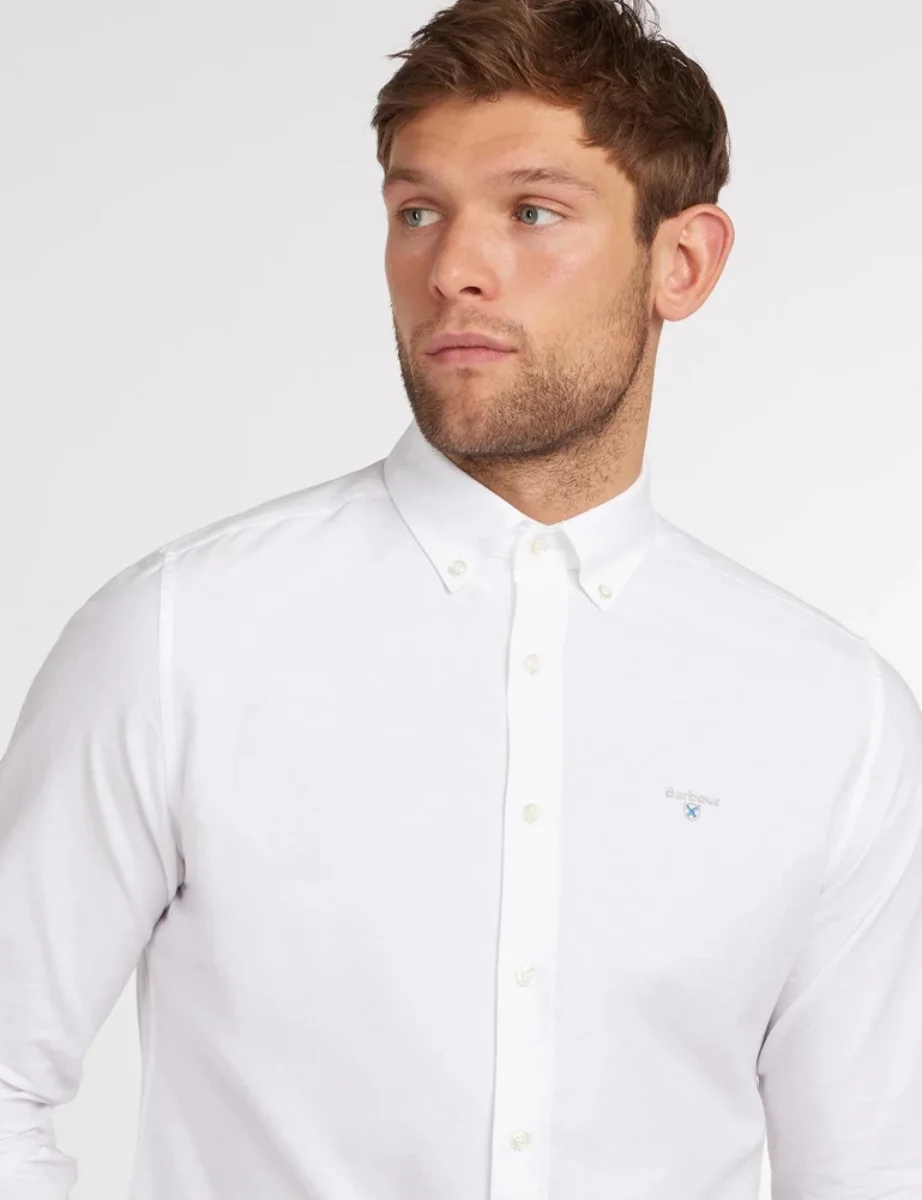 Barbour Oxford 3 Tailored Fit Shirt | White