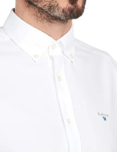Barbour Oxford 3 Tailored Fit Shirt | White