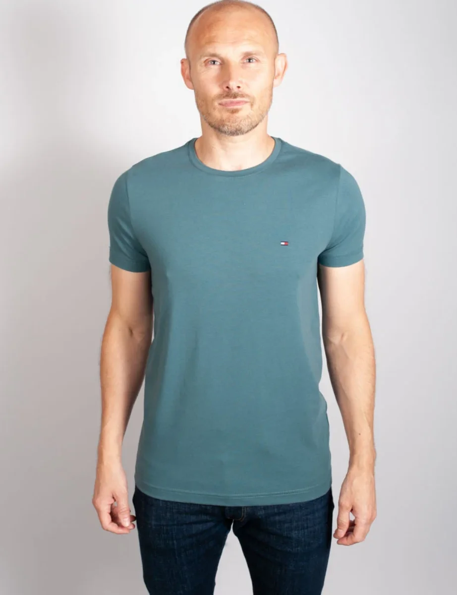 Tommy Hilfiger Stretch Slim Fit T-Shirt | Marine Blue