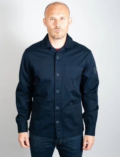 Tommy Hilfiger Twill Shirt Jacket | Navy