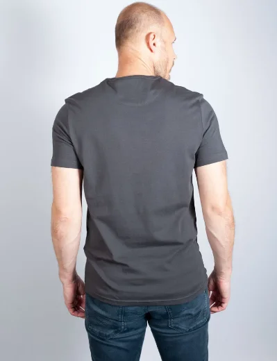 Lyle & Scott Organic Cotton Plain T-Shirt | Gunmetal