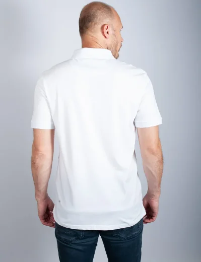 Lyle & Scott Men's Cotton Plain Polo Shirt | White