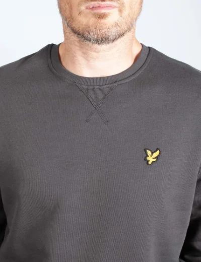 Lyle & Scott Crew Neck Sweatshirt | Gunmetal