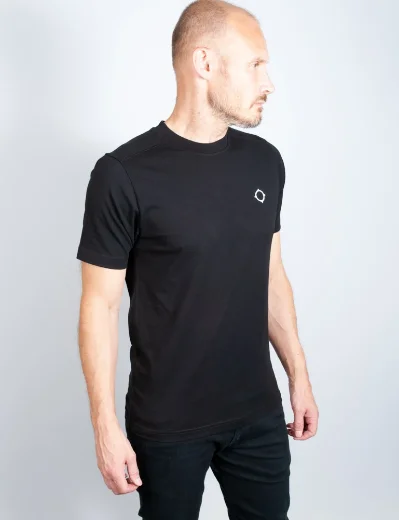MA STRUM Short Sleeve Icon T-Shirt | Jet Black