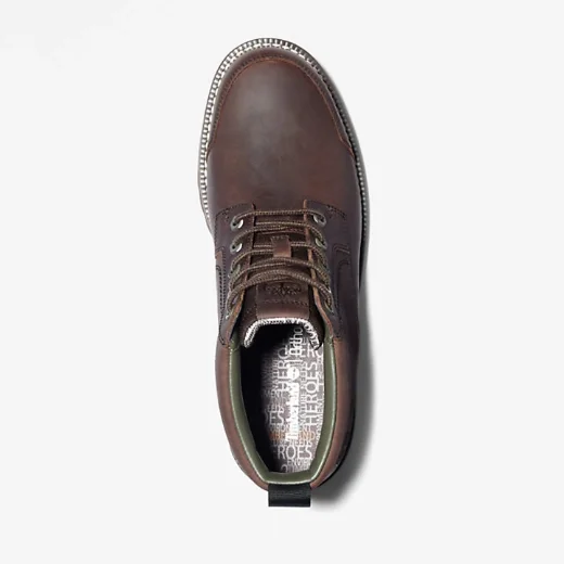 Timberland Mens Larchmont II Leather Chukka Boot | Dark Brown
