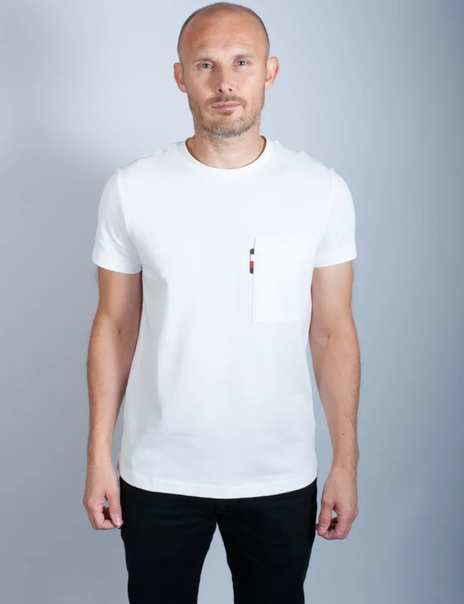 Tommy Hilfiger Pique Pocket T-Shirt | White