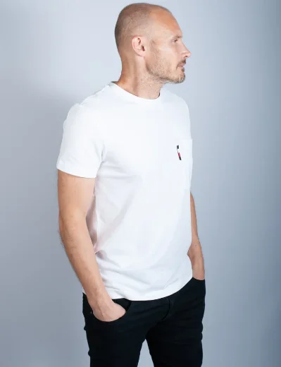 Tommy Hilfiger Pique Pocket T-Shirt | White