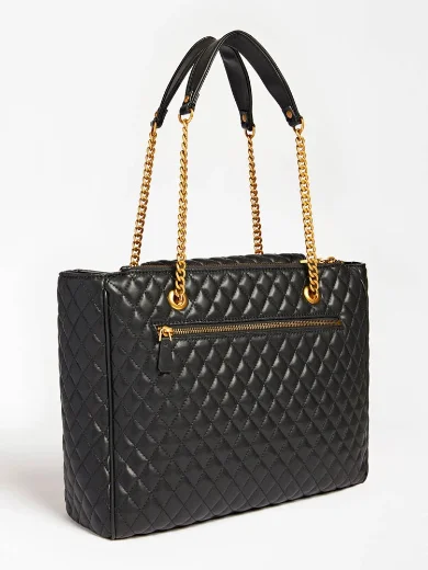 Guess Maila Quilted Tote Bag | Black