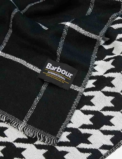 Barbour Intl Parson Reversible Wrap | Black/Chantilly
