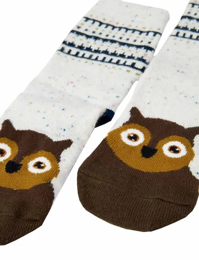 Joules Warmley Socks | Creme Owl