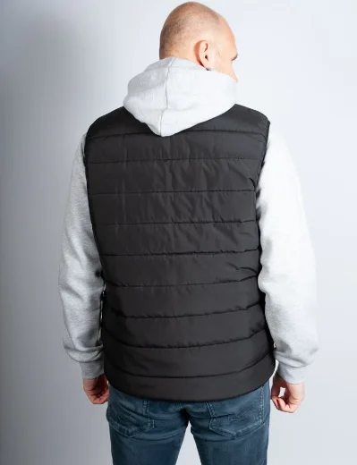 Lacoste Water Repellent Quilted Gilet | Black