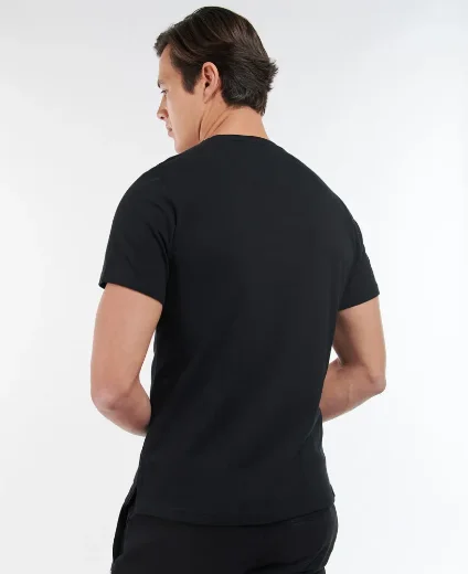 Barbour Chaldon Pique T-Shirt | Black