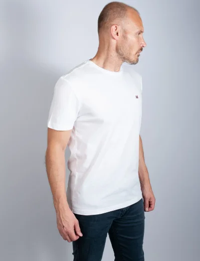 Napapijri Salis Crew Neck T-Shirt | White