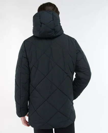 Barbour Moben Baffle Quilt Jacket | Black