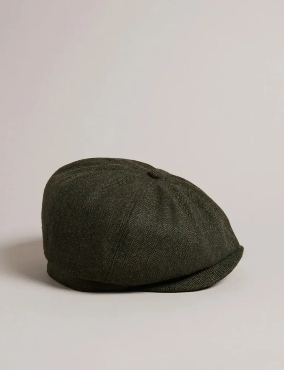 Ted Baker Olliii Wool Felt Baker Boy Hat | Khaki