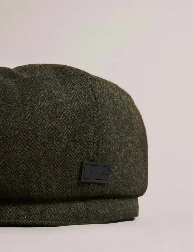 Ted Baker Olliii Wool Felt Baker Boy Hat | Khaki