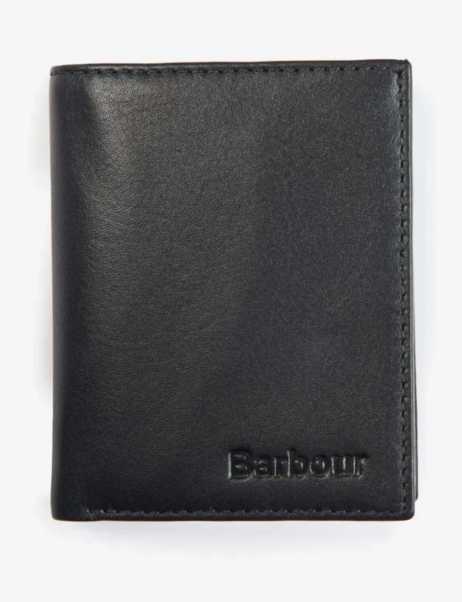 Barbour Colwell Small Billfold Wallet | Black