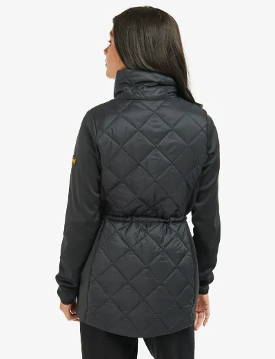 Barbour Intl Womens Jensons Quilted Sweat | Black