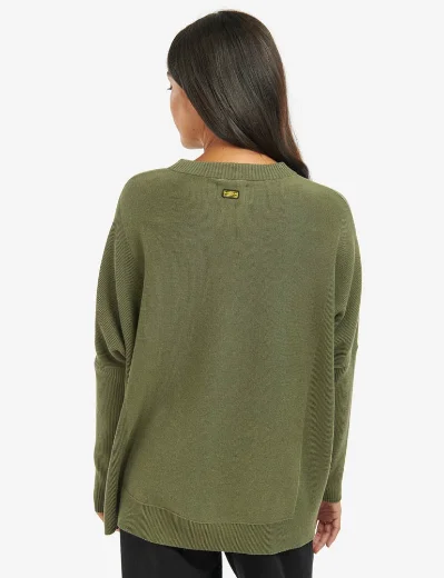 Barbour Intl Womens Kubican Jumper | Midnight Green