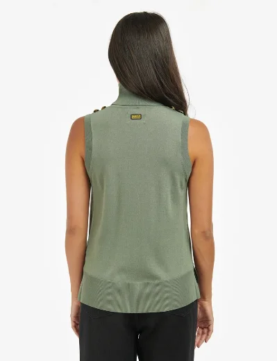 Barbour Intl Womens Rosbern Knitted Top | Midnight Green