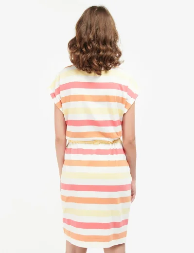Barbour Women's Marloes Stripe Dress | White/Multi