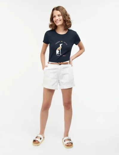 Barbour Women's Bowland T-Shirt | Navy