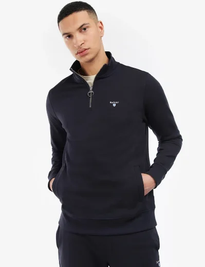 Barbour Rothley Half Zip Sweater | Navy