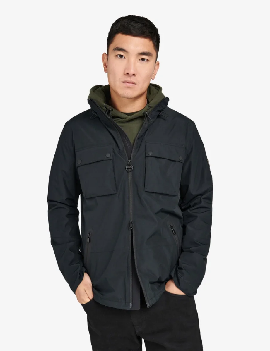 Barbour Intl Obel Waterproof Jacket | Black