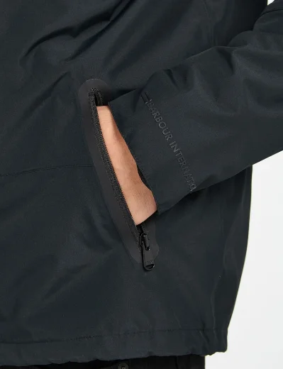 Barbour Intl Obel Waterproof Jacket | Black