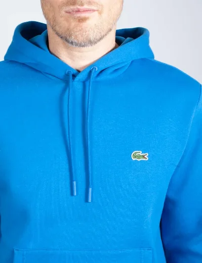 Lacoste Men's Hooded Sweatshirt | Blue