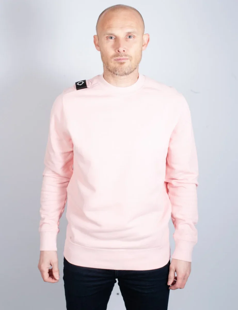 MA Strum Core Crew Neck Sweater | Mud Pink